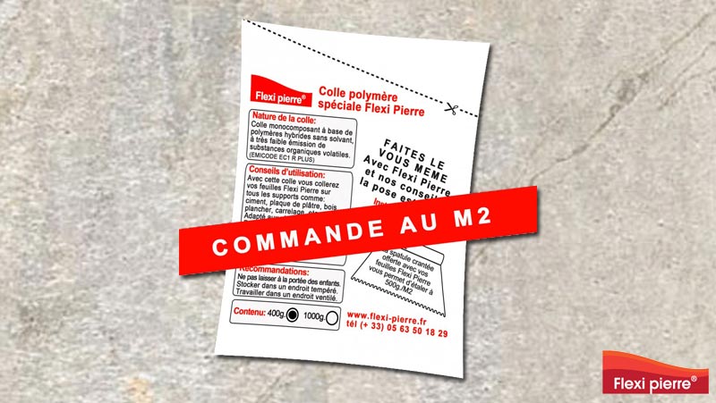 Feuille de pierre Flexi Pierre. COLLE Feuille de pierre Flexi Pierre. COLLE