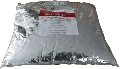 Colle polymere pour pose de Flexi-Pierre, feuille de pierre naturelle. 