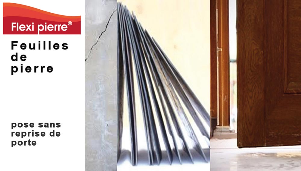 Feuille de pierre Flexi Pierre : pose au sol. Feuille de pierre Flexi Pierre : pose au sol. #FeuilleDePierre #FlexiPierre