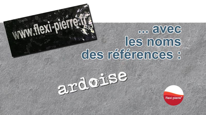 Feuille de pierre Flexi Pierre : BRUN SATURNE Feuille de pierre Flexi Pierre : BRUN SATURNE