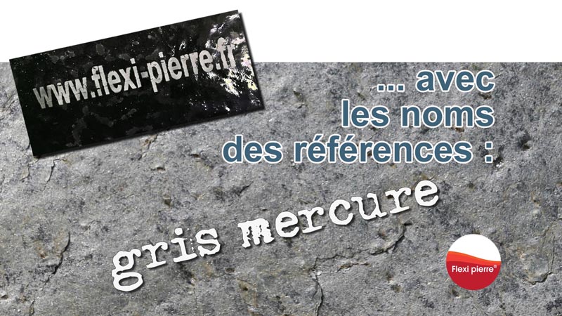 Feuille de pierre Flexi Pierre : GRIS MERCURE. #FeuilleDePierre #FlexiPierre