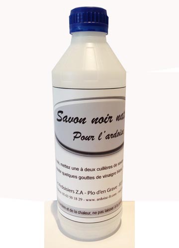 savon noir pour ardoise slate.